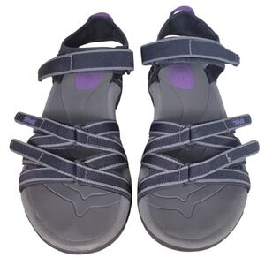 Teva Tirra‎ Women Athletic Sandals Gray Purple Hiking Water Shoes Sz 7
HG9580